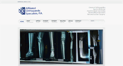 Desktop Screenshot of aosnjortho.com